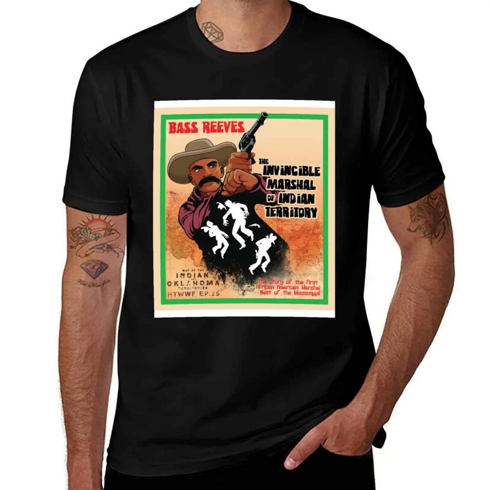 

Bass Reeves T-Shirt Lightweight Casual Summer T-Shirt