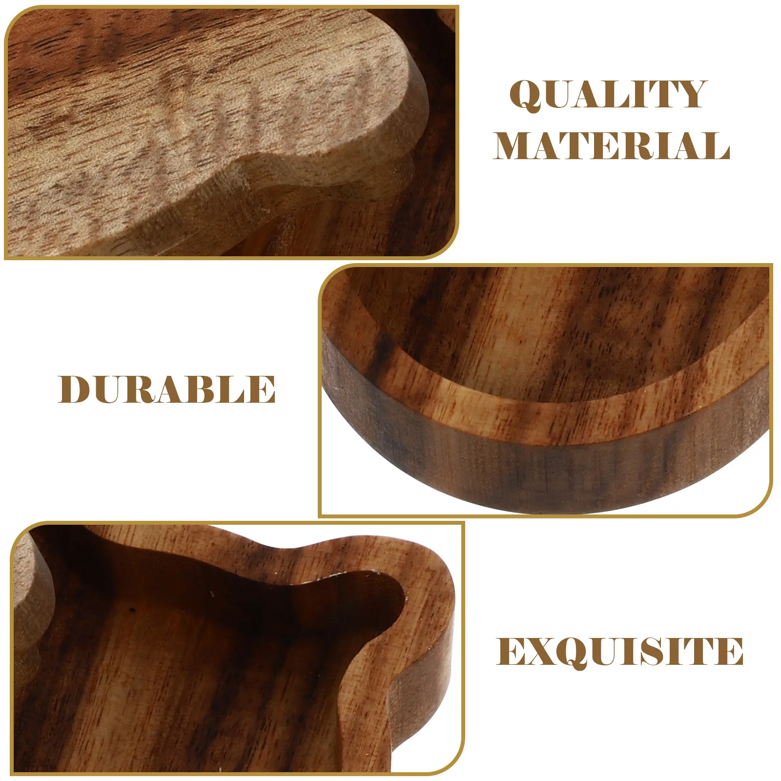 

Wooden Holder Case Guitar Picks Ring Musical Instrument Plectrum Storage