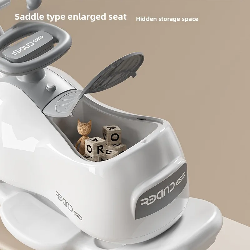 Outdoor Sports Children's Scooter Multifunctional Scooter Upgrade Digger Model Children's Toys 1-5 Years Old Musical Quadricycle