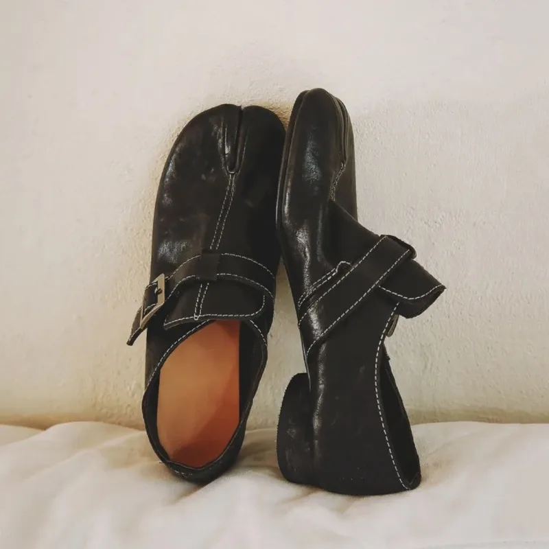 

Retro Women's Shoes Japanese Style Soft Leather Loafers for Woman Exquisite Shallow Casual Shoes Designer Shoes Zapatos De Mujer