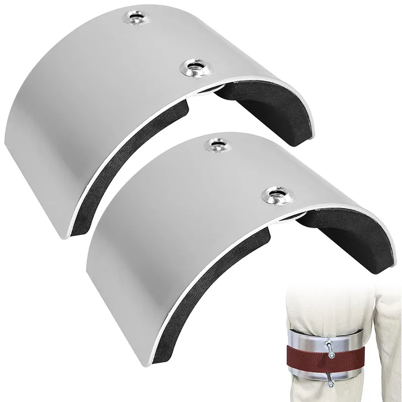 Aluminum Drywall Stilts Replacement Parts Kit, Curved Metal Plate Accessories Fit Most Drywall Stilts