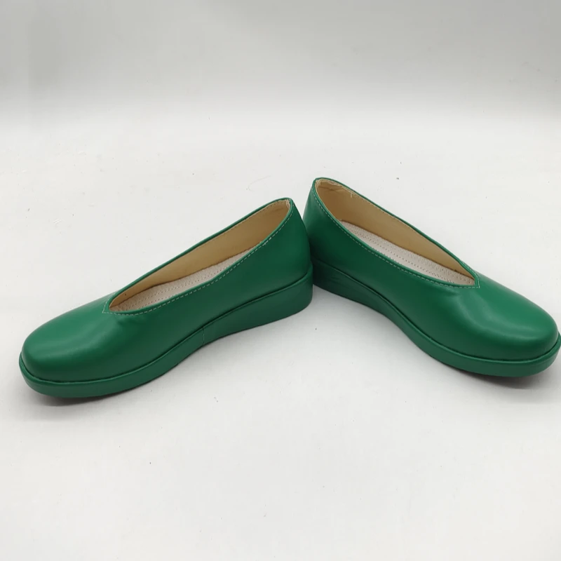 Cardcaptor Sakura Ri Syaoran Cosplay Sapatos para Homens e Mulheres, Anime Green Game Tênis