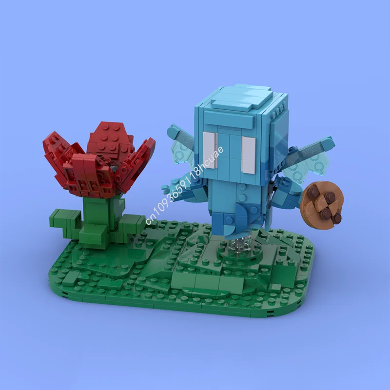 

434 шт. MOC Allay цветок миниатюрный мир модель строительные блоки сборка детские игрушки архитектура творческое образование рождественские подарки