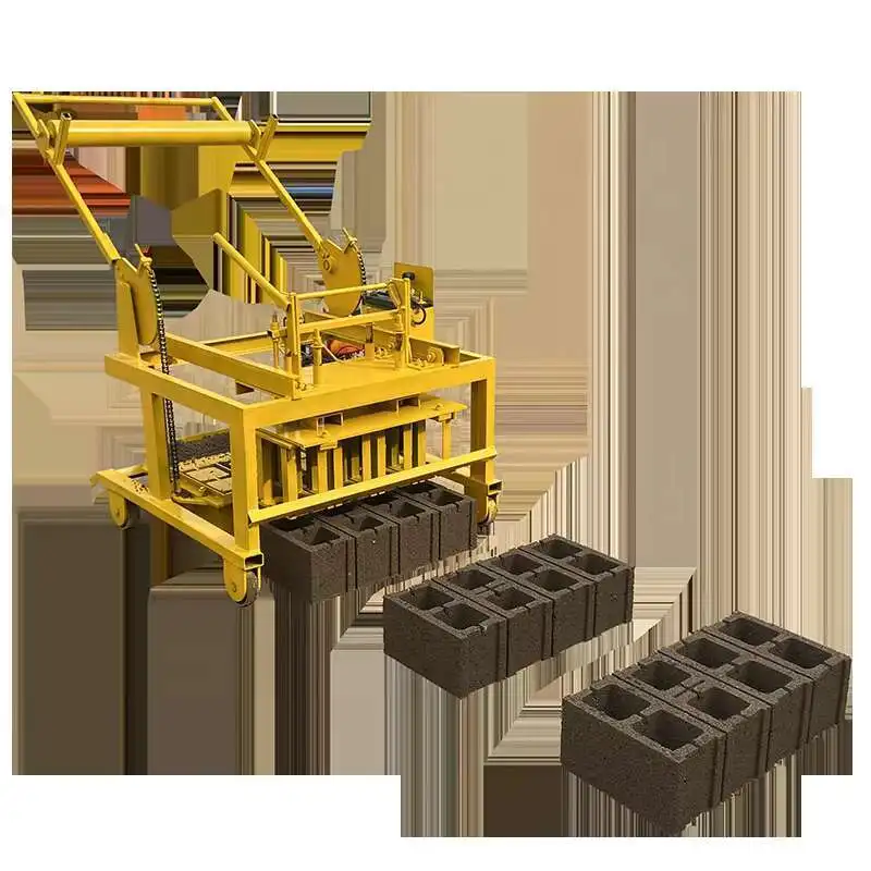 Mobile Concrete Block Making Machine diesel Egg Laying Concrete Block Manual Brick Making Machine Price