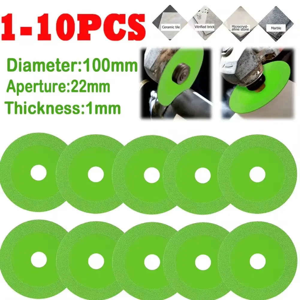 

100 мм режущий диск для стекла, расширяющийся острый алмазный режущий диск для снятия фаски, ультратонкий полировальный режущий диск, инструмент «сделай сам» для нефрита