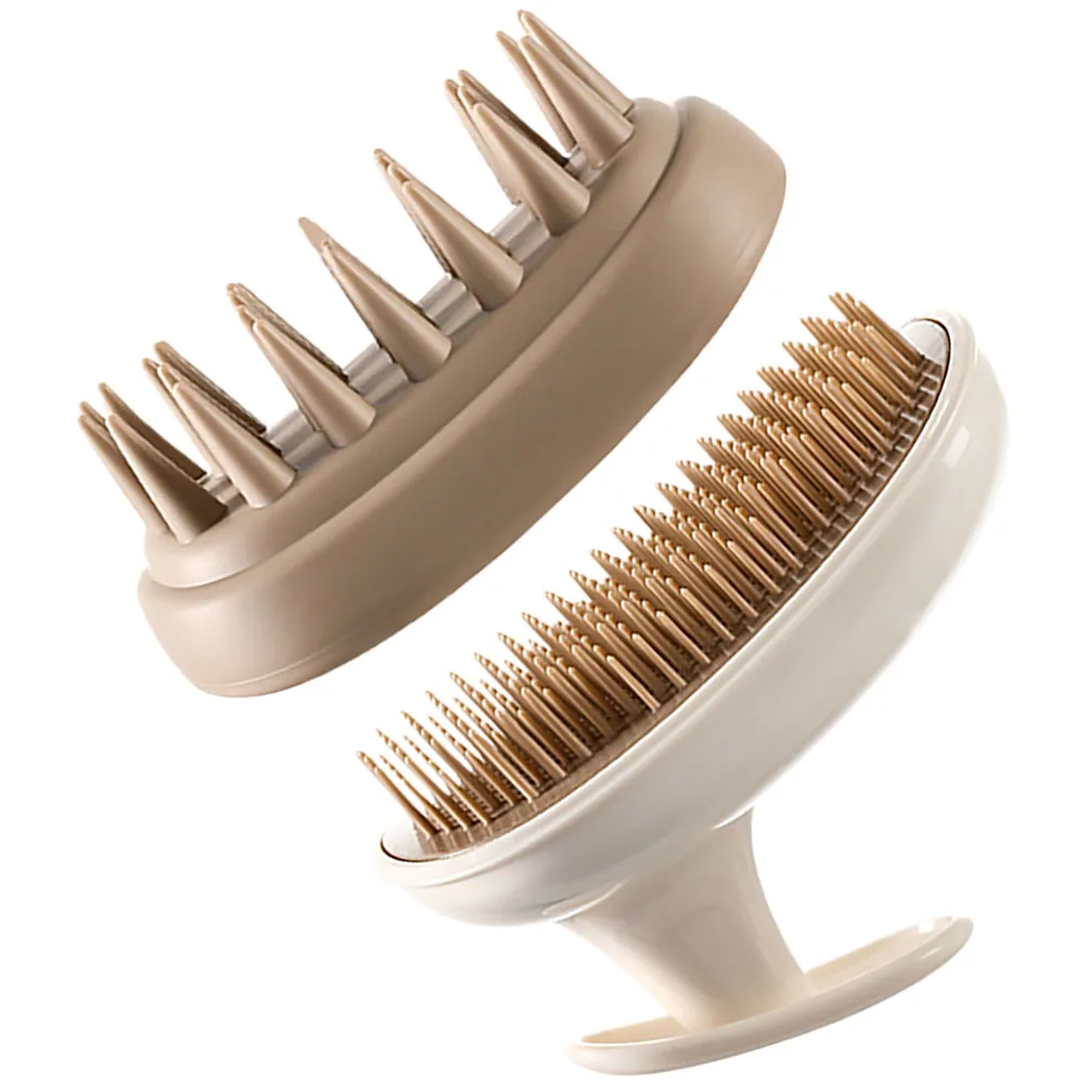 

Scalp Comb Silicone Brush Shampoo Massage Cleansing Scrubber D ruff Remover Tool Soft Bath Shower Use Hair Care