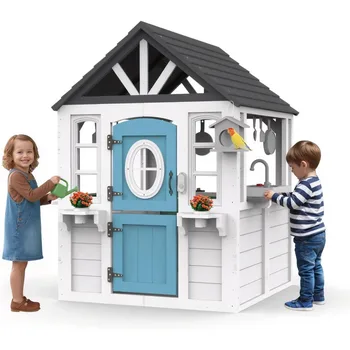 Wooden Kids Playhouse Cottage 1