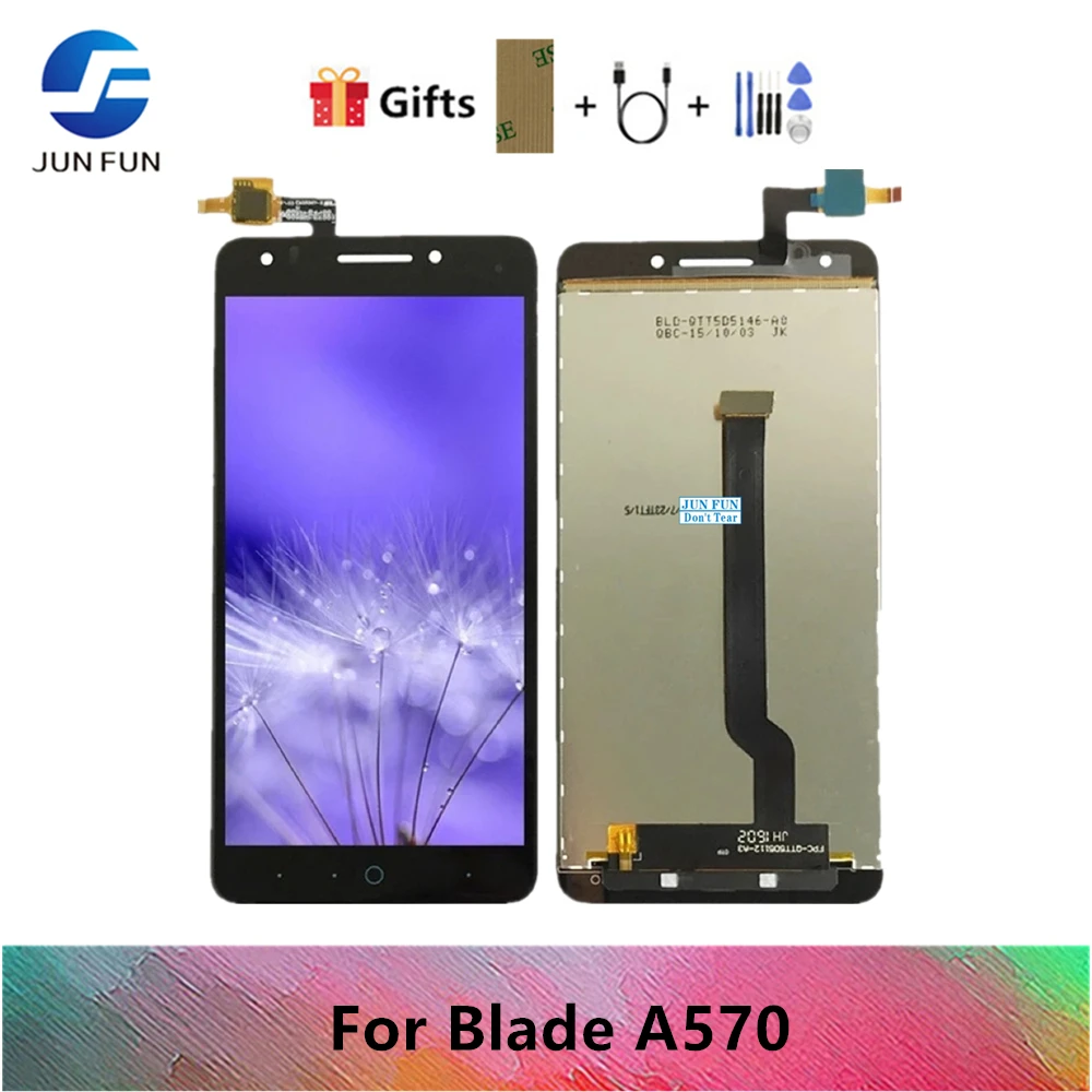 

For ZTE blade A570 T617 A813 LCD Display Touch screen digitizer replacement For ZTE blade A 570 Touch Panel