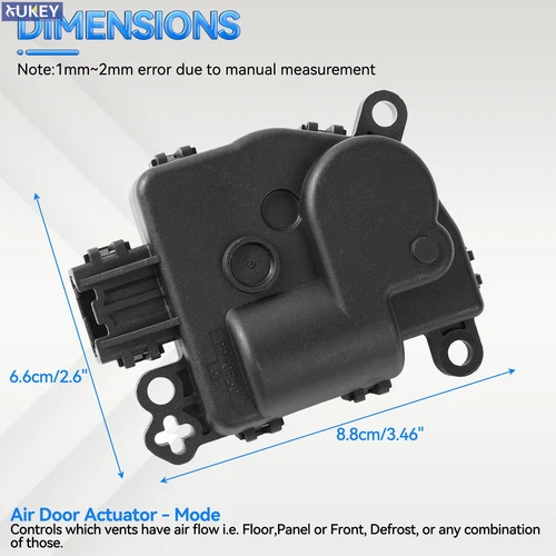 Imagen 1 del producto Actuador de puerta de mezcla de aire acondicionado HVAC para Dodge Ram 1500 2011 - 2021 2500 3500 4500 5500 2011-2018 68089742AA 604-005 604005
