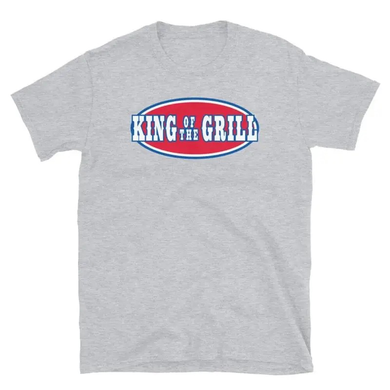 King of the Grill BBQ Barbecue Summer Cooking Humor Kurzarm-Unisex-T-Shirt