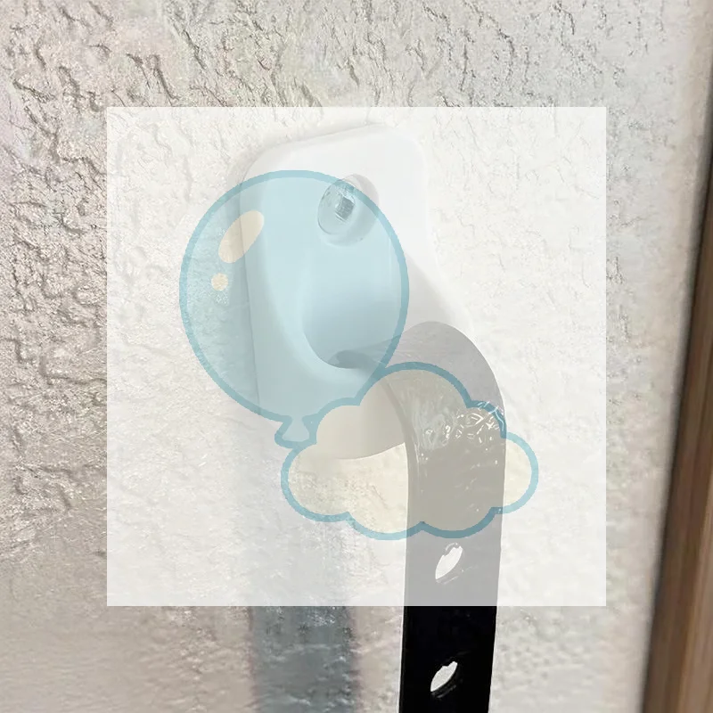 Shoehorn Design Wall Mounted Hook with Screws Waterproof Rustproof Hanger for Bathroom Door Outdoor Patio Umbrella Hanging