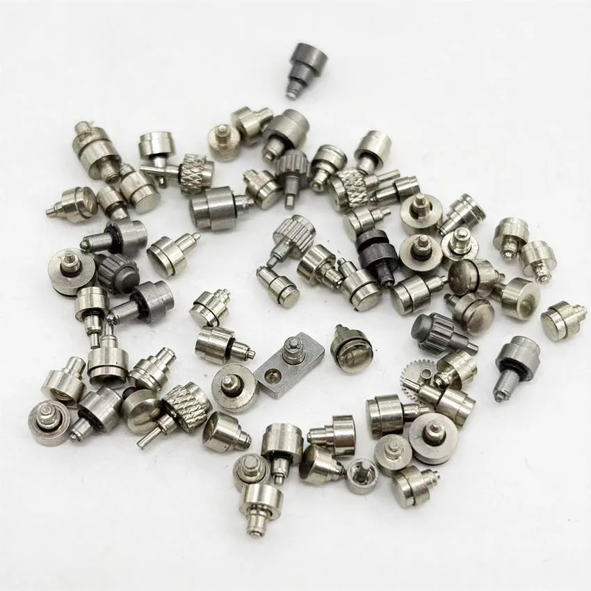 Various Sizes Miscellaneous Watch Crown Mixed Handles - Approx. 50 Pcs - Watch Parts - Style Random Shipment