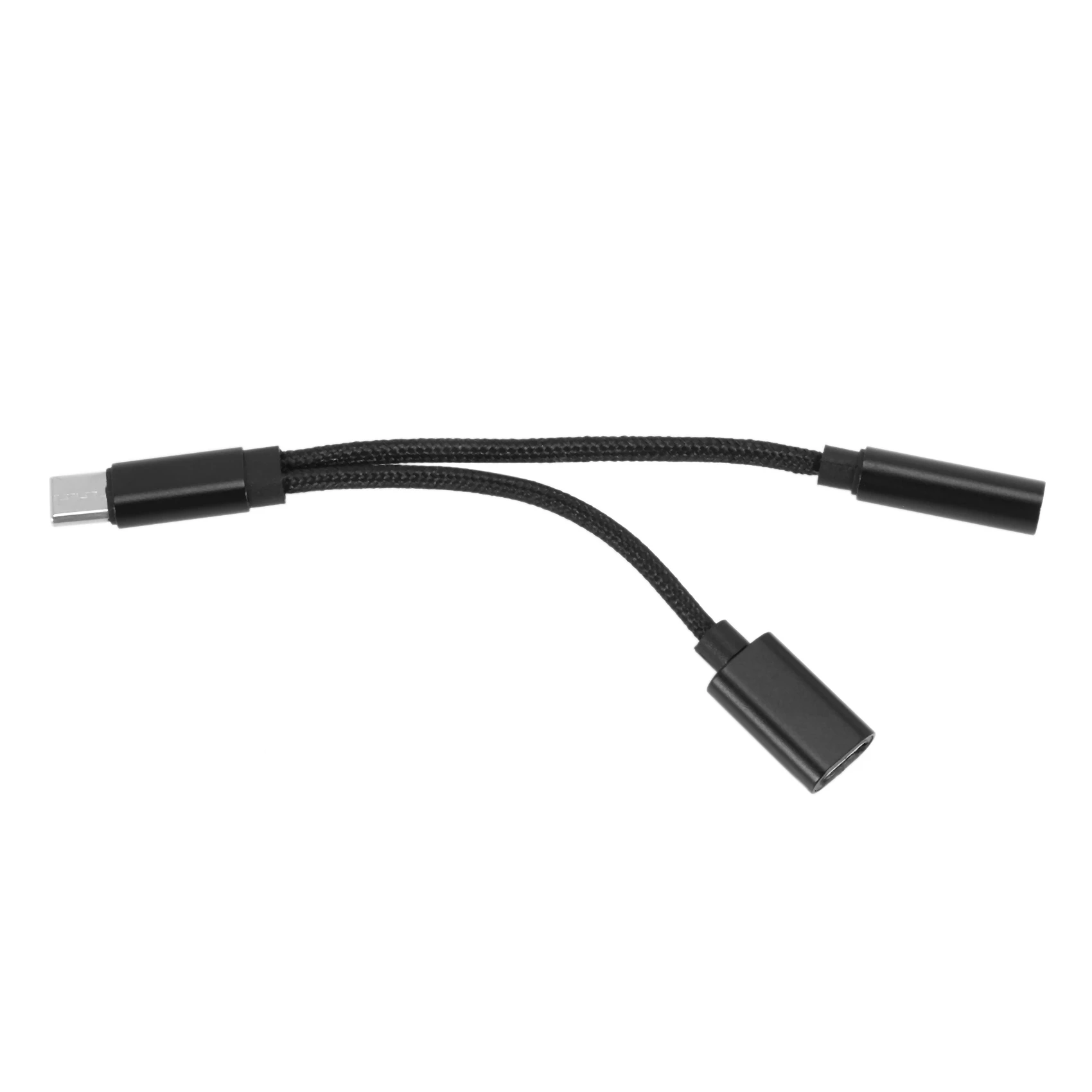 AAAE 2 in 1 タイプ C ヘッドフォン アダプター USB C スプリッター ジャック AUX オーディオ充電コンバーター用
