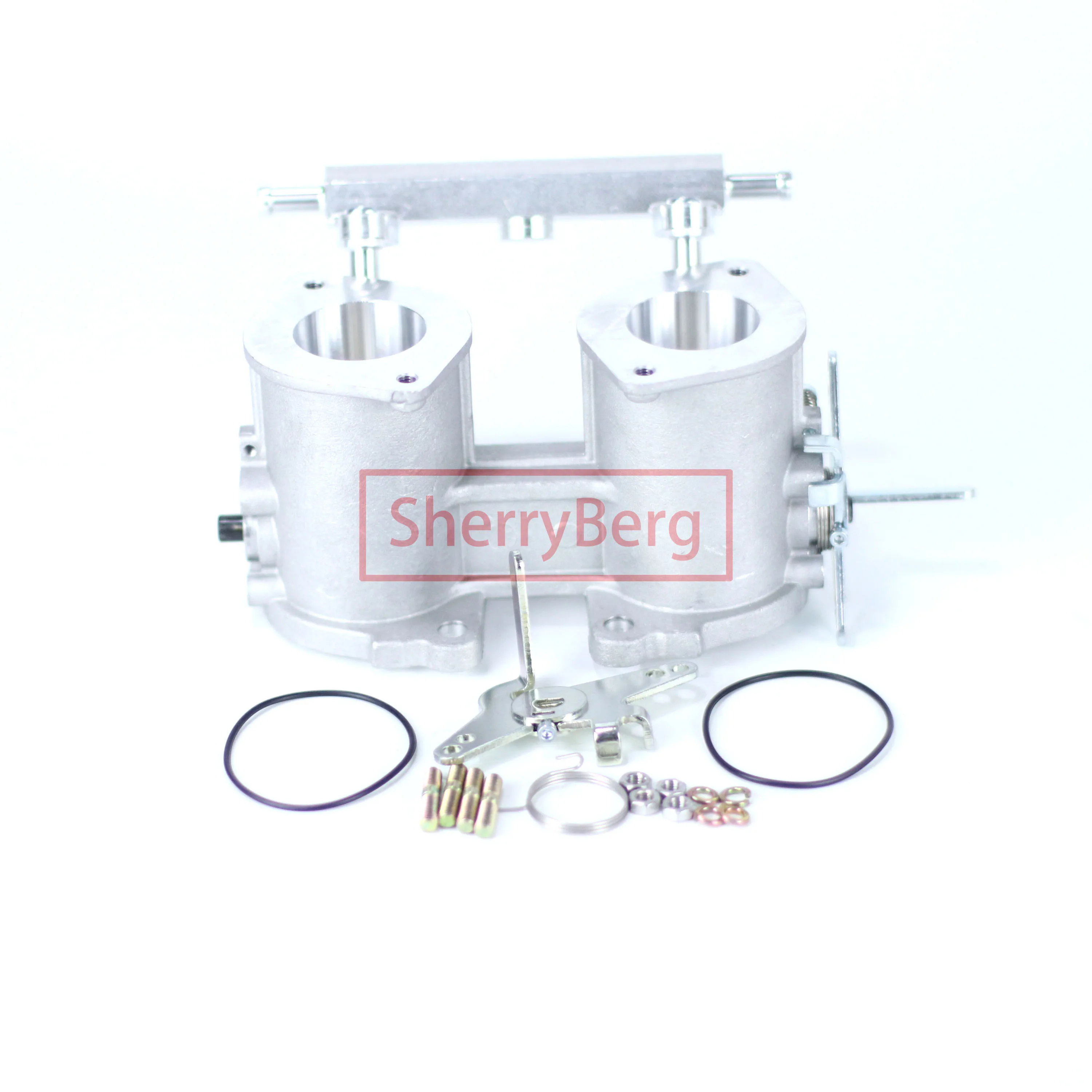 SherryBerg 36MM 36IDF TBS Throttle Bodies For Jenvey IDF Style Carb 84mm Height TFP36I 36mm Rep Weber & Dellorto EMP W Fuel Rail