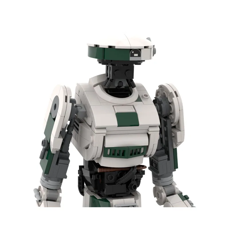 590 pcs Star Battle MOC L337es Droid Display Figure Modular Model Building Blocks Creative Assembly Collector Display Gift Set