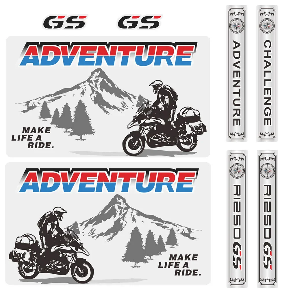 

Motorcycle Stickers Trunk For BMW R1250GS R1250 1250 GS HP Tail Top Side Cases Panniers Luggage Aluminium ADV GSA Adventure