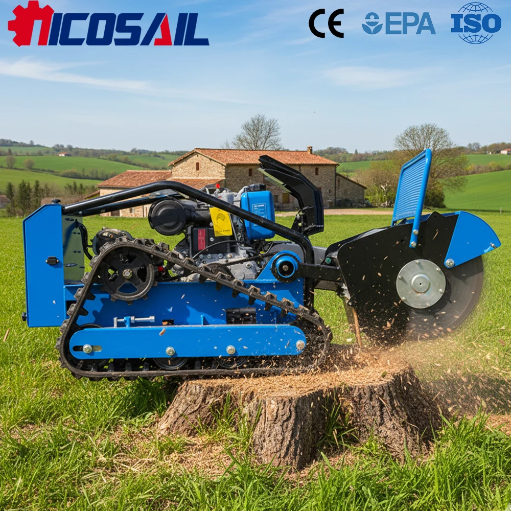 

Газонокосилка для склонов с дистанционным управлением, ширина скашивания 800 мм, сертификат CE, Euro 5, настраиваемые насадки, компактная, для фермы и сада