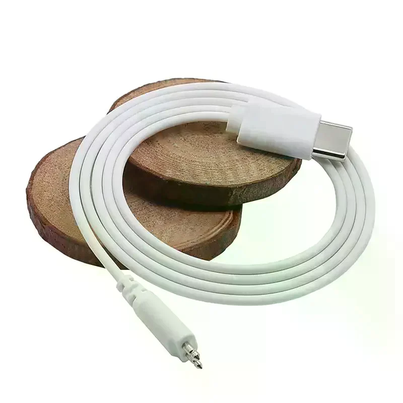 Oxygen-Free Copper Hearing Aid Earphone Cable 2 Pin Single/Dual Head Hearing Aid Connection Cable Hearing Aid Accessories TPE
