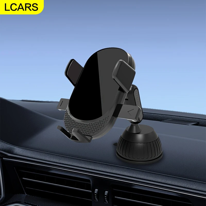Lcars Car Phone Holder, Suction Cup Universal Navigation Mount for Car, Dashboard Adhesive Mount