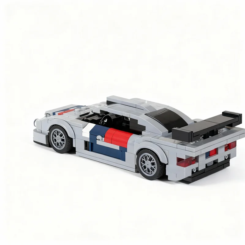 375PCS MOC City Champions Super Car Inspired Heavy Truck Clk Gtr Race Model Technology DIY Assembly Building Blocks Display Gift view 4