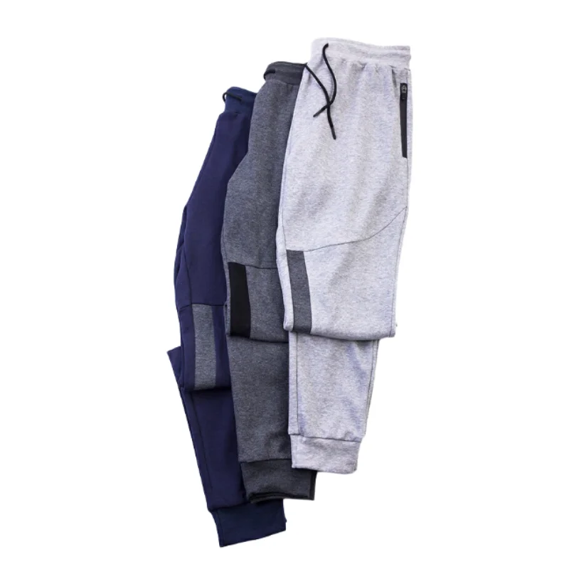 Autumn And Winter Men's Sports Leisure Light Plate Slim Fitness Pants Men's Trousers Small Leg Pants