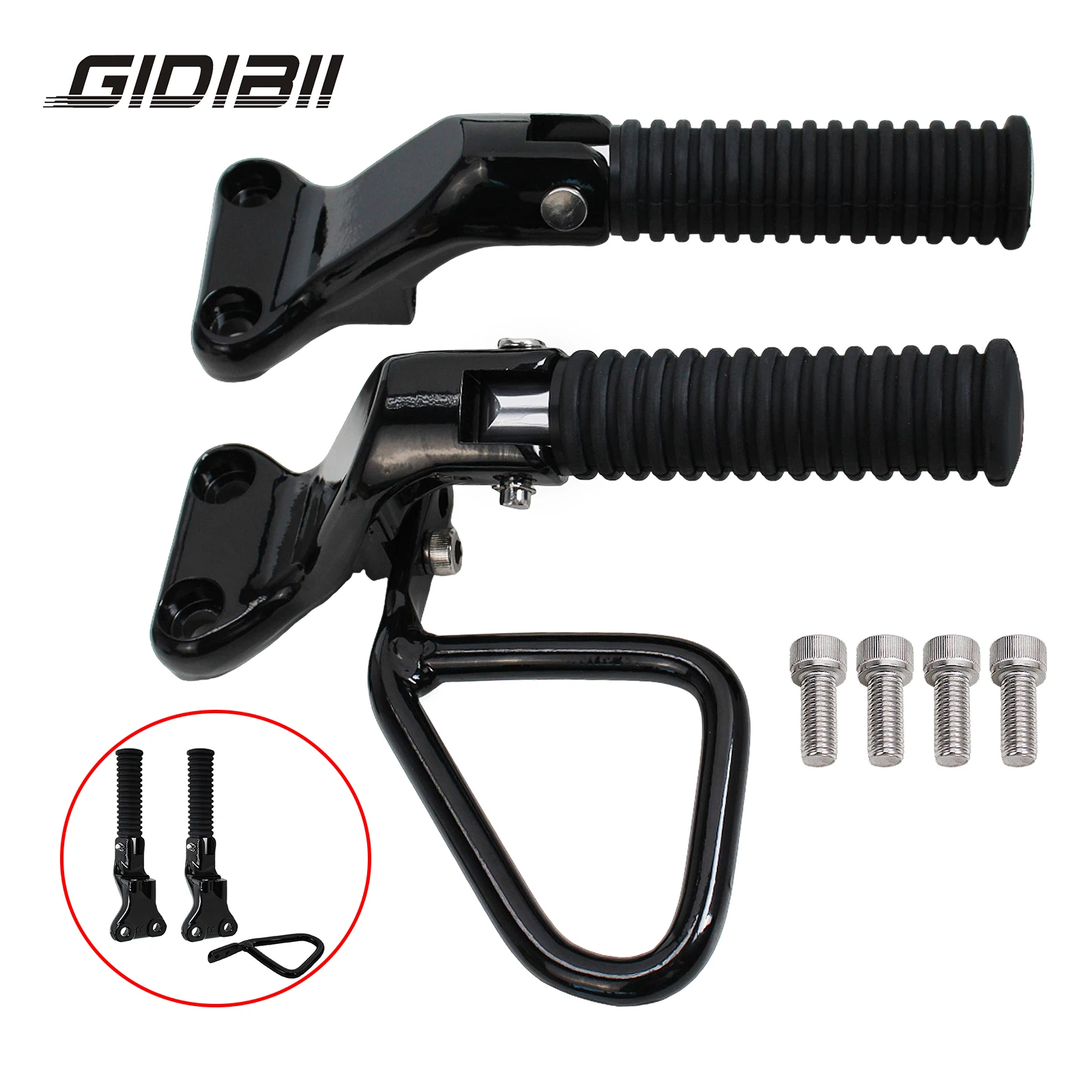 1 Set Rear Passenger Footpegs Mount Peg Kit For Indian 2022-2024 Chief/Bobber/Dark Horse Motorcycle Footrest Accessories