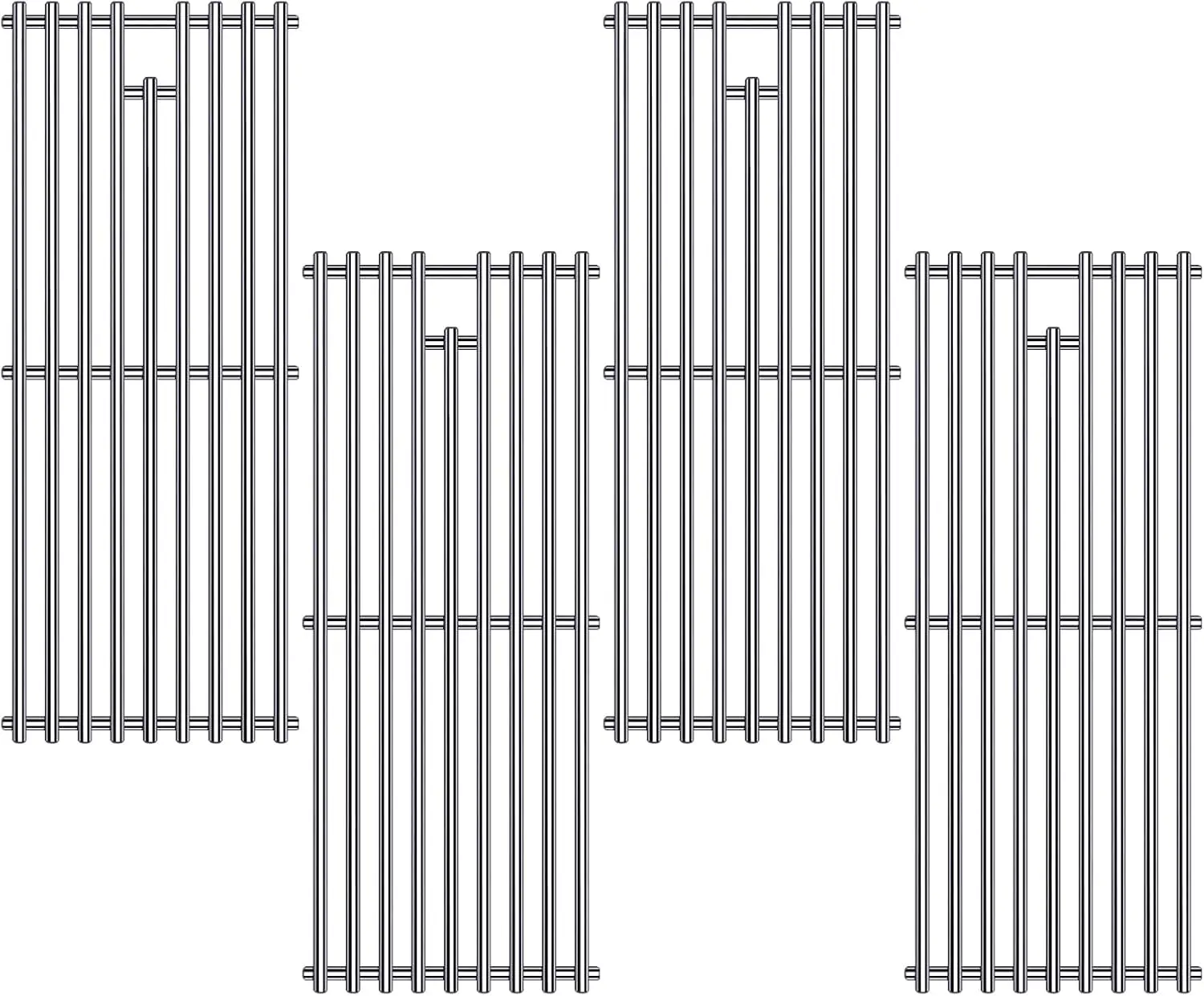 

Сменные решетки для гриля из нержавеющей стали 9 мм для различных моделей барбекю, прочные и легко моются.