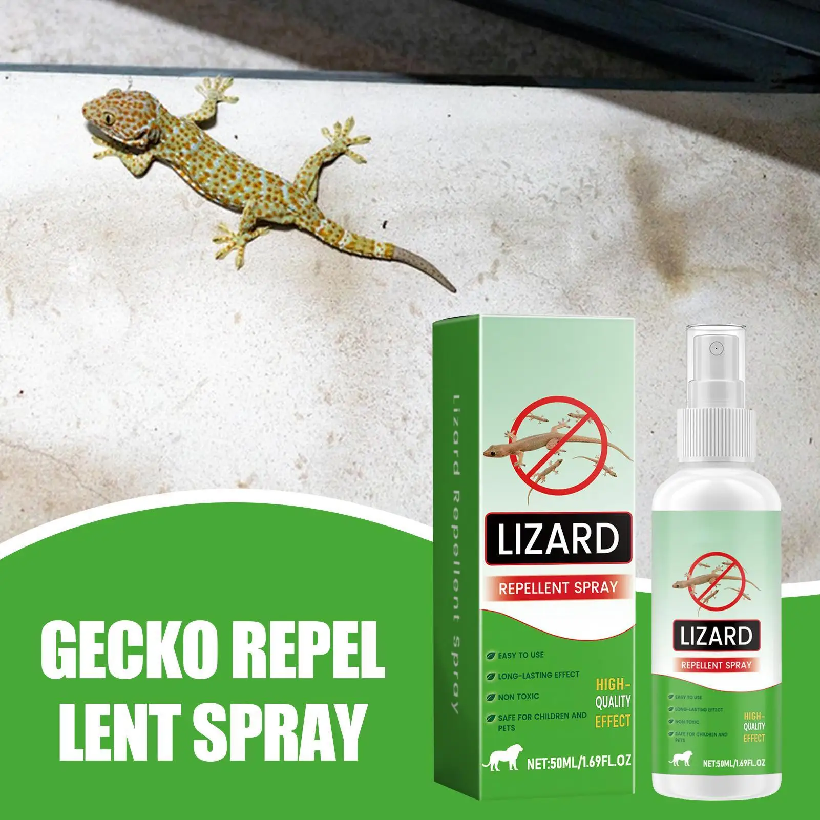Gecko Repellents Spray 50ml Lizard Repellents Lavender Oil Gecko Spray Repel Repeller Control Pet Safe Reptile Deterrents for