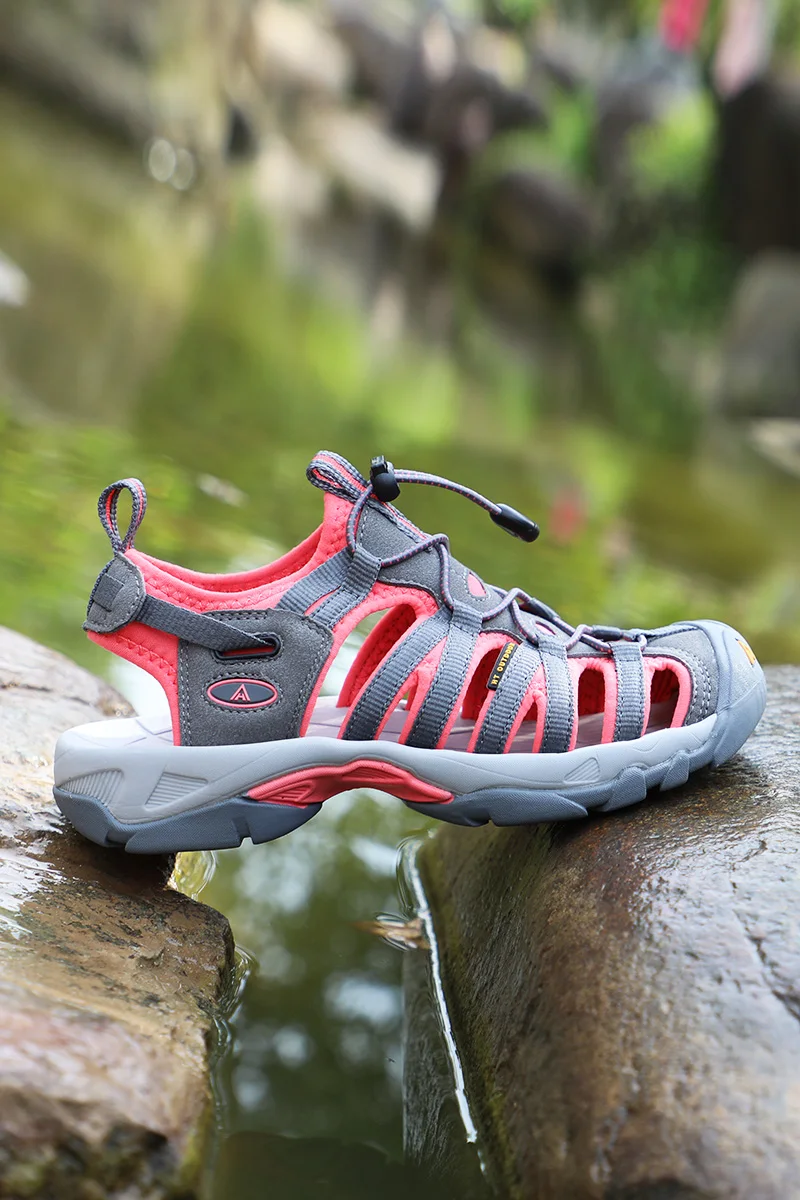 HUMTTO Men Outdoor Upstream Shoes Breathable Summer Aqua Shoes Water shoes Mesh Sandals Wading Quick Drying Beach Women Sneaker