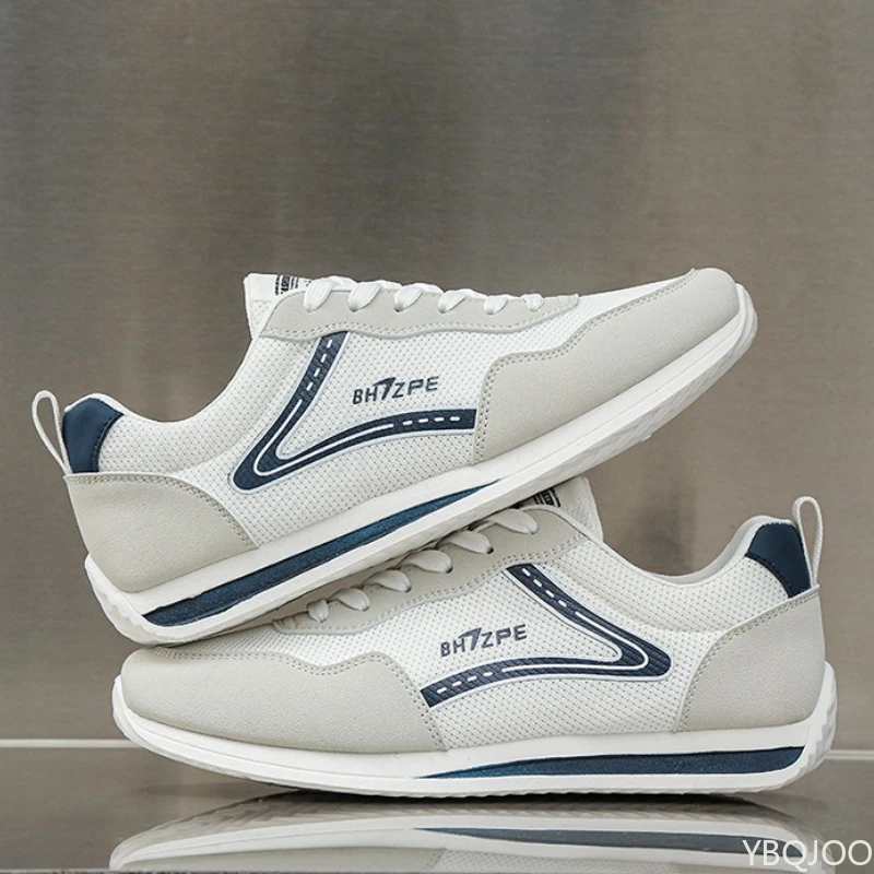 أحذية رياضية رجالية جديدة خفيفة الوزن تسمح بمرور الهواء لربيع وصيف، أحذية رجالية كاجوال بسيطة ومريحة