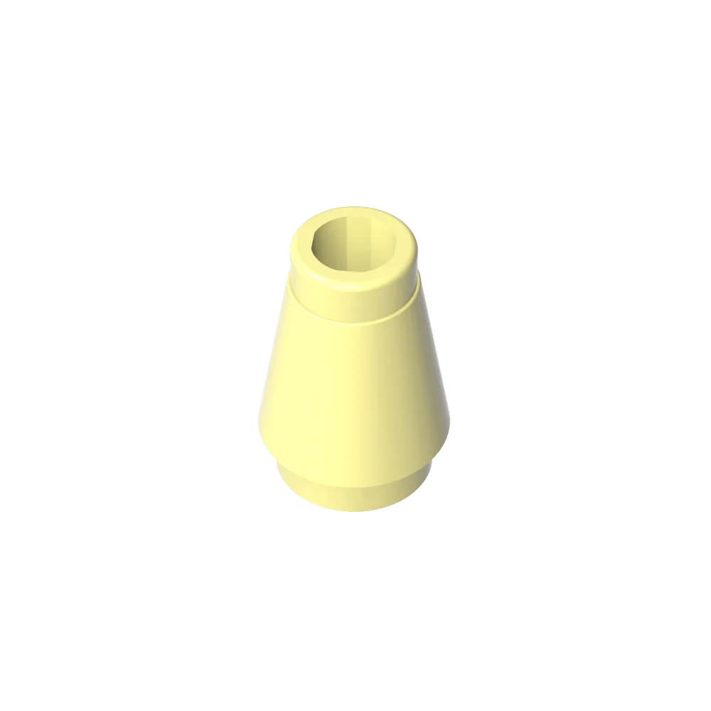 Gobricks GDS-606 NASE CONE KLEIN 1X1 kompatibel mit Lego 4589 6188 59900 64288 DIY-Lernbausteinen für Kinder