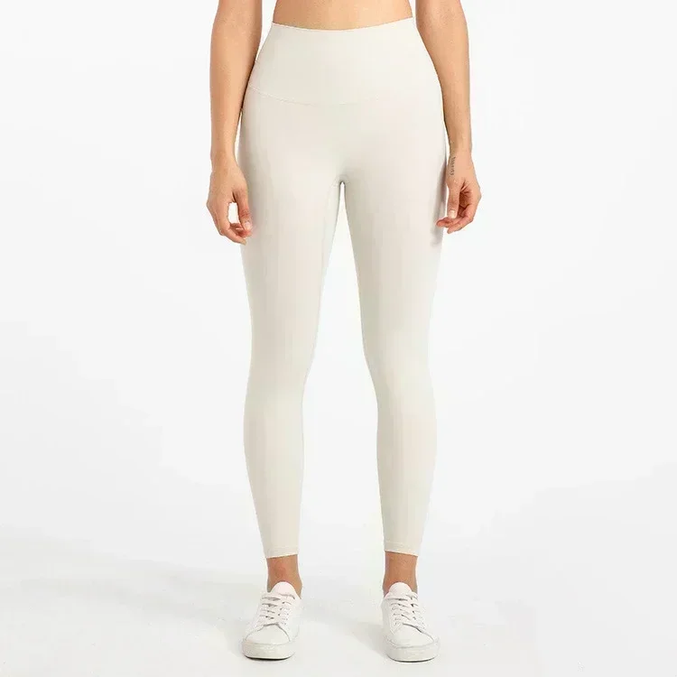 Lemon Align Ultra Soft  Women High Waist Yoga Pants No Front Seam Line Sport Stretch Gym Workout Leggings Athletic Trousers