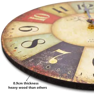 12 -inch Retro Retro Wooden Kitchen Wall Wall Walls for Restaurant Living Room Decoration 10 Main Sales Wall Wall Wall - №10