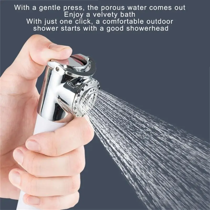 Portable Boats Shower Sprayer Hand Pressed Stainless Steels PVC Shower Head 87HA