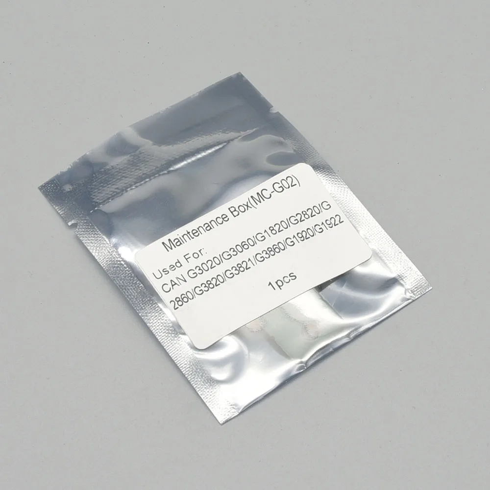 

50pcs for CANON G1020 G2020 G3020 G3060 G1220 G2160 G2260 G3160 G3260 G540 G550 G570 G620 G640 MC-G02 Ink Maintenance Tank Chip