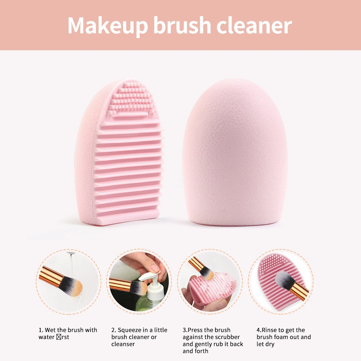 Maange-メイクアップツール,ファンデーション,コンシーラー,ブラシ,リムーバー,クレンジングマット,18個/セット,7個