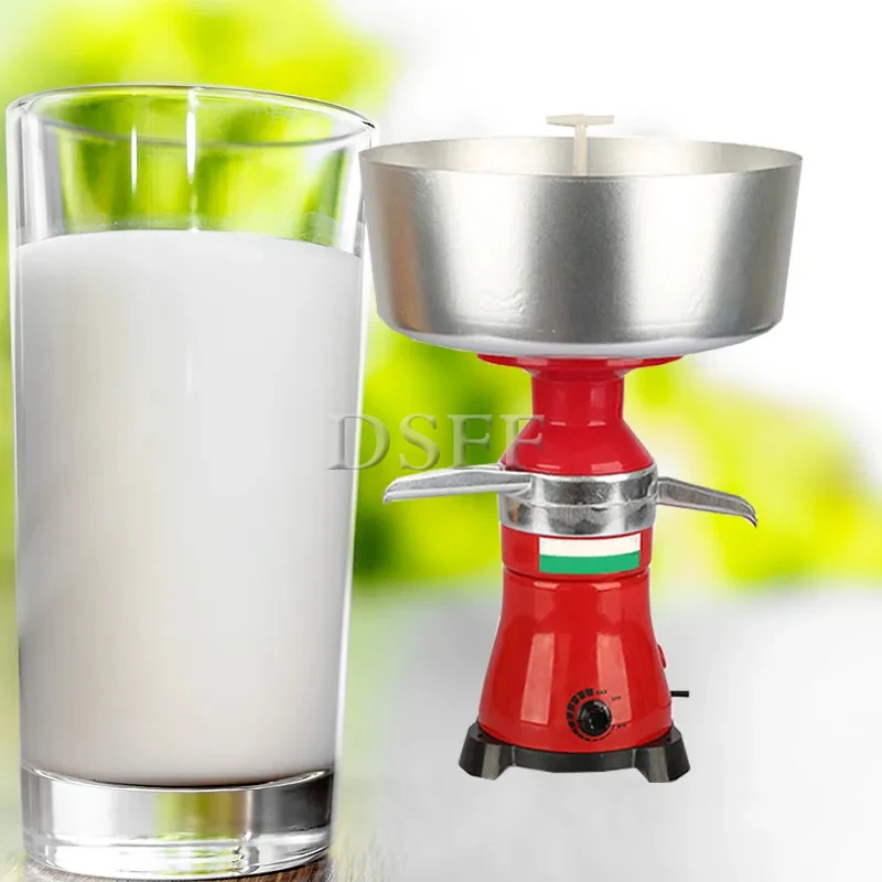 Household Small Milk Separator, Electric Fresh Milk Centrifugal Skimmer, Commercial Dairy Product Equipment