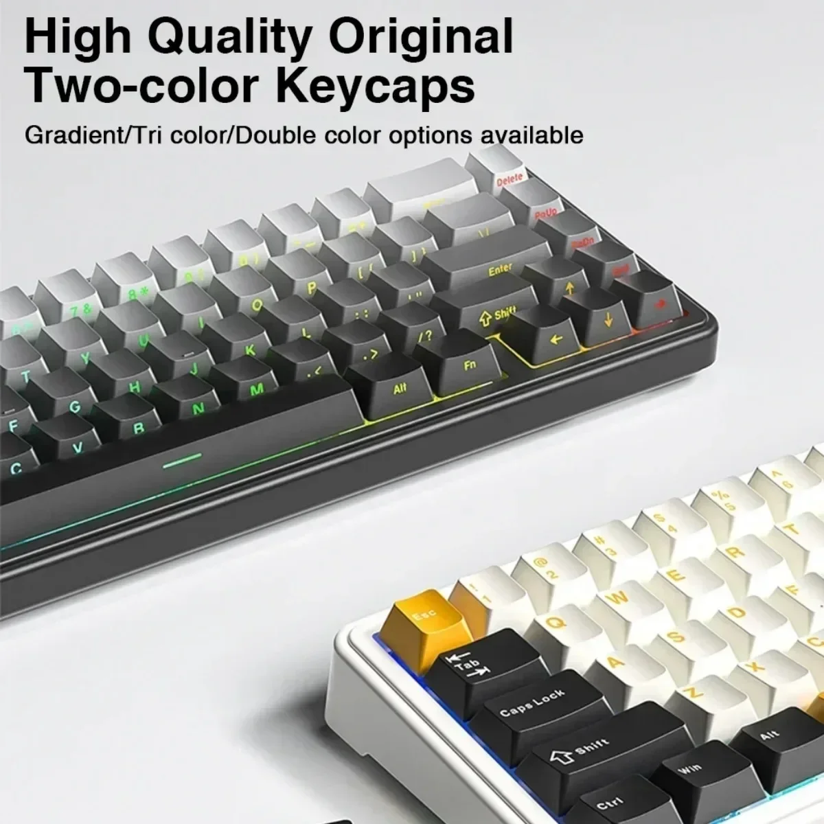 AULA F65 Wireless Gaming Keyboard 65% Layout Tri-Mode Connectivity Full Key Hot-Swap Gasket-mounted RGB Customized Keyboard