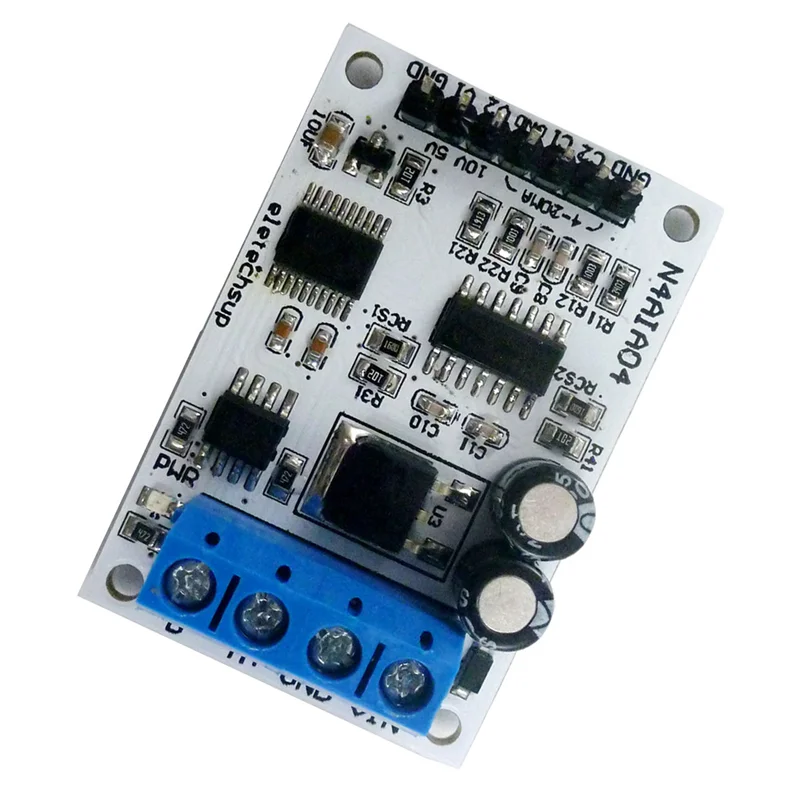 Eletechsup 4-20ma Spanningssignaal Acquisitie Rs485 Modbus Rtu Module Voor Plc Stroomzender Meetinstrumenten