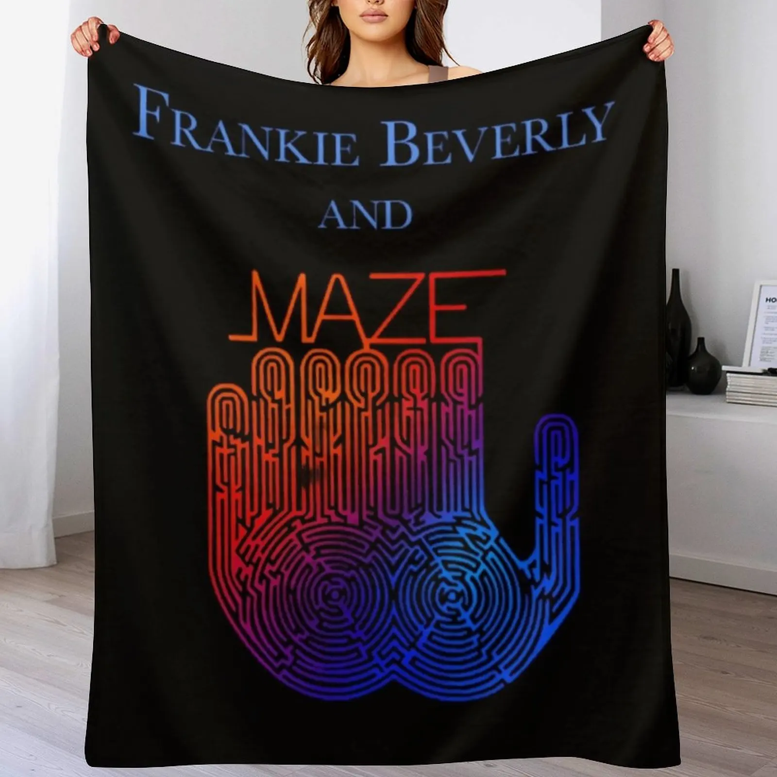 

Frankie Beverly And Maze Throw Blanket cosplay anime Camping Polar wednesday Blankets