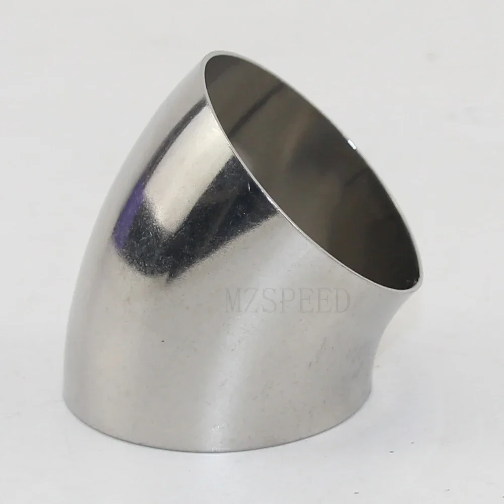 

304 stainless steel pipe elbow 45 degree welded handrail 1.2mm 1.5mm stainless steel pipe connection elbow