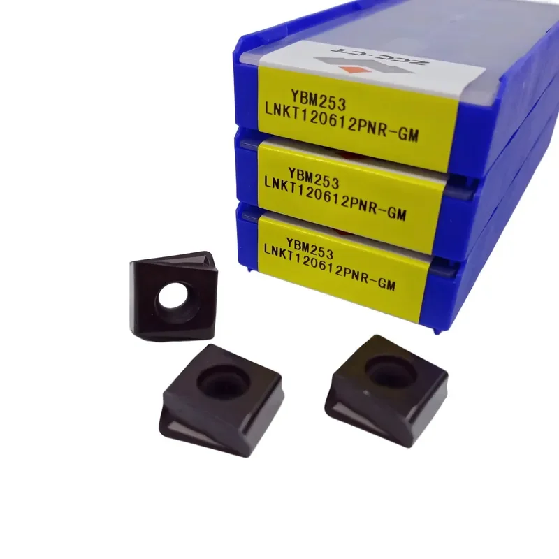 .CT LNKT Cemented Carbide Insert LNKT120612PNR-GM YBC302 YBM253 CNC Milling Tool for Steel 100% MOQ 10pcs
