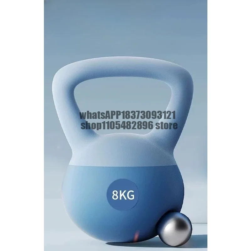Kettlebell Men's Fitness Household Equipment Software 10kg Fitness Ball Carrying Pot Dumbbell Swing One Bell Skinny Belly Bell
