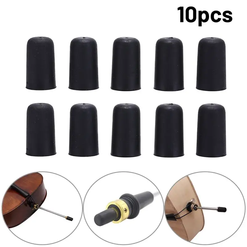 Summer sale  Cello Endpin Tip Protector Mat for Cello Stringed Violin Parts Endpin Tip Rubber Cello Tail Pin Case Tip Cap Protec - view 6