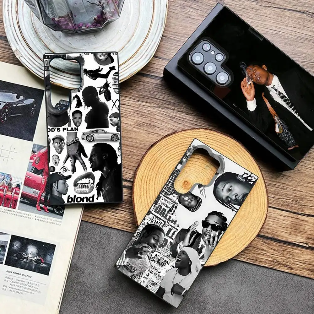 

Cool A-Asap R-Rocky Phone Case For Samsung Galaxy A 91,80,73,72,71,53,52,51,22,5G Shockproof Soft Black Cover