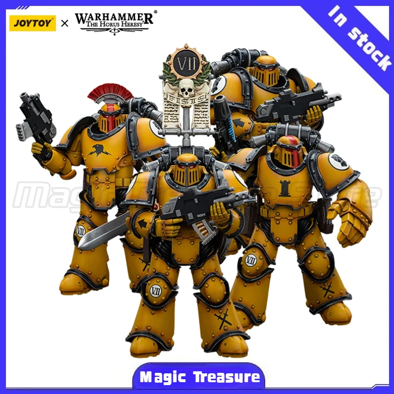

【MT】JOYTOY Warhammer 40K Imperial Fists Mkill Tactical Legionaries Модель игрушки 1/18 Фигурка