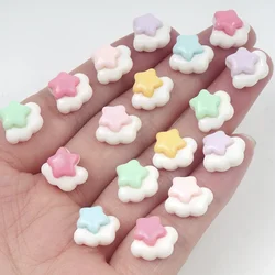 30/300pcs Mini Star Cloud Resin Craft Patch Flatback DIY for Children Handmade Materials Material Scrapbooking Cup Jewellery