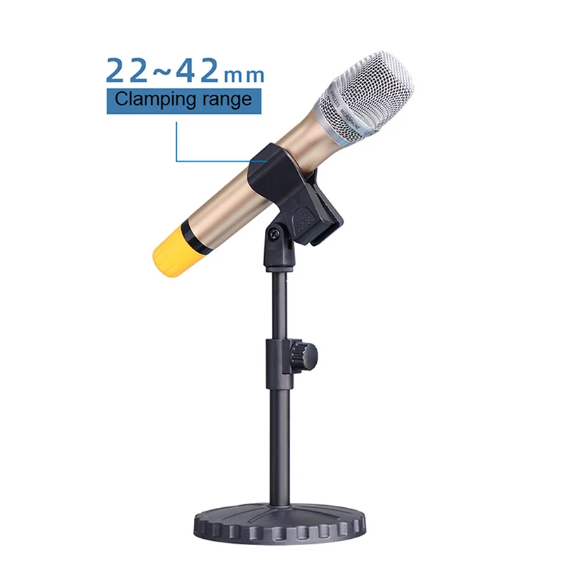 Support de Microphone Portable Multifonction, Pratique, Universel, Utilisation sur Scène, réinitialisation Rotatif, Réglable, Extensible, Durable, 1 Pièce