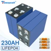 Tewatcell 3.2V 230AH Lifepo4 배터리 셀 충전식 셀 리튬 철 인산염 태양열 저장 시스템 RV PV 보트 EU 세금 없음 1