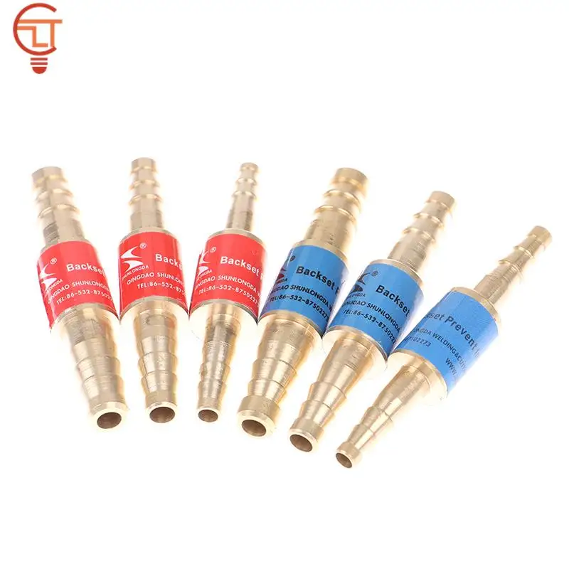 1Pcs Pipe Flashback Arrestors Of Acetylene & Oxygen Fuel Check Valve Copper Material Safety Valve